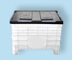 grit bin with lid down